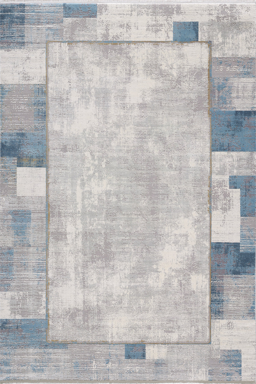 GridWave Blue Premium Halı