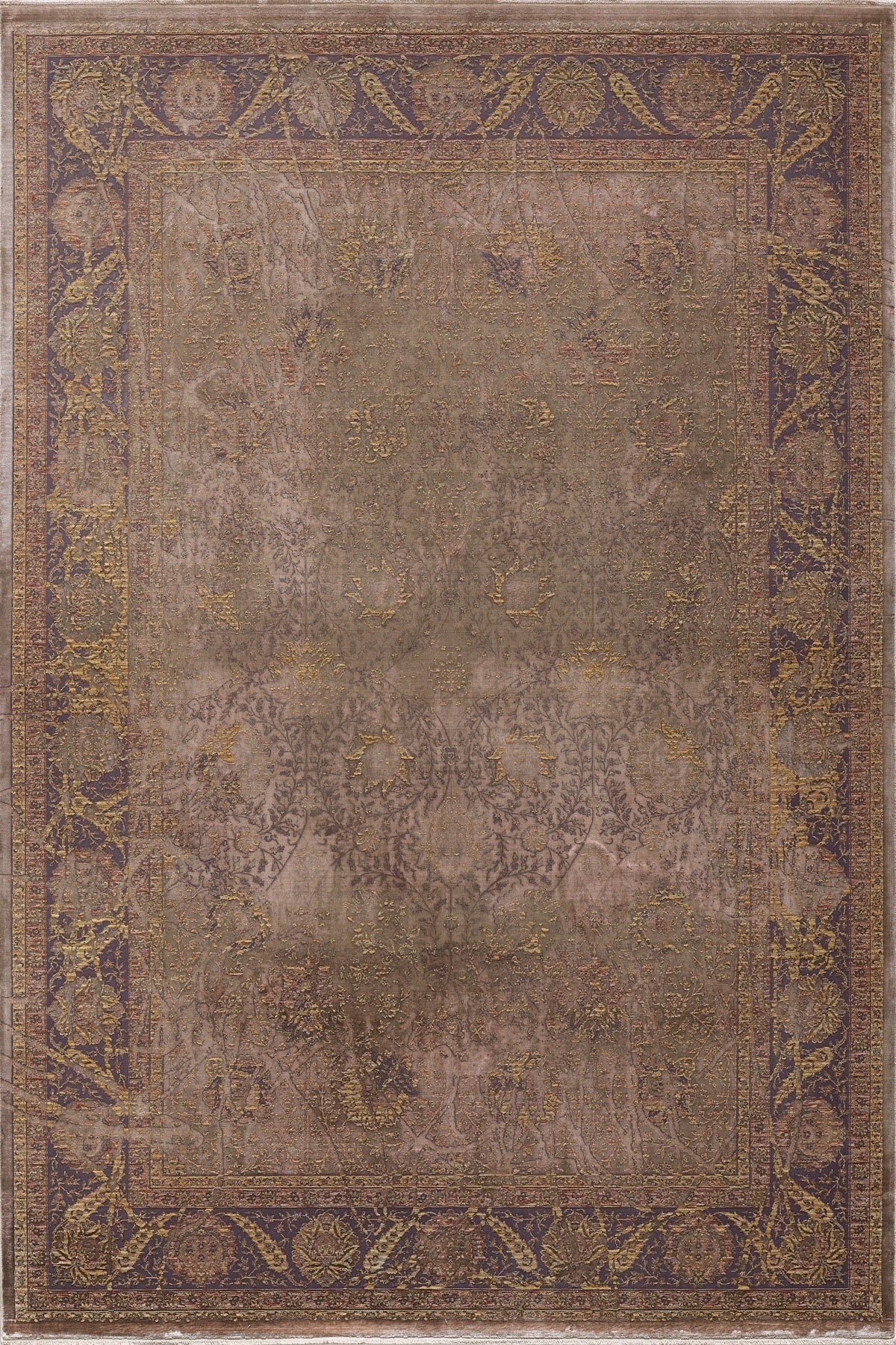 Gordion - Brunus Kendinden Saçaklı Modern Halı