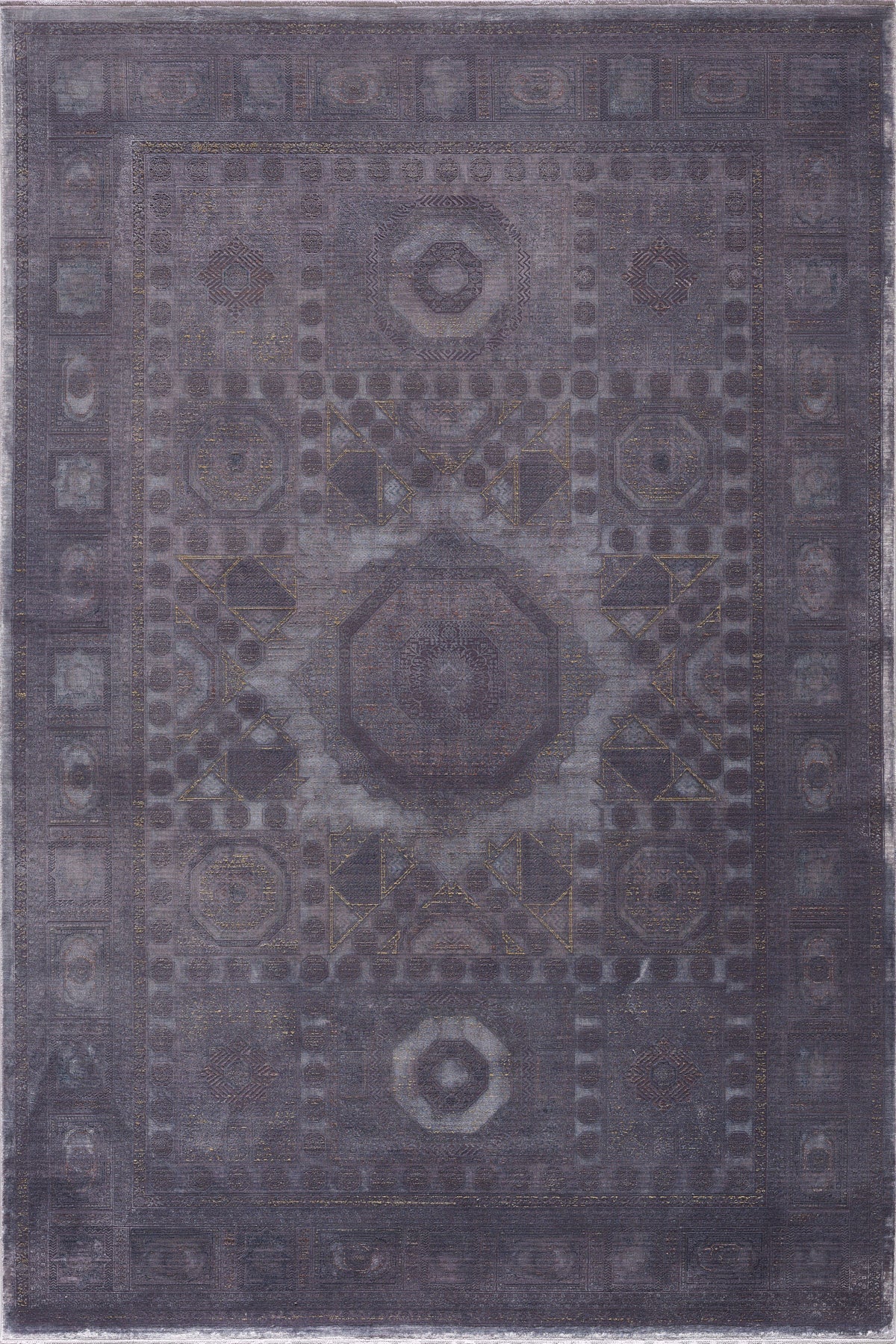 Gordion - Beryl Kendinden Saçaklı Modern Halı