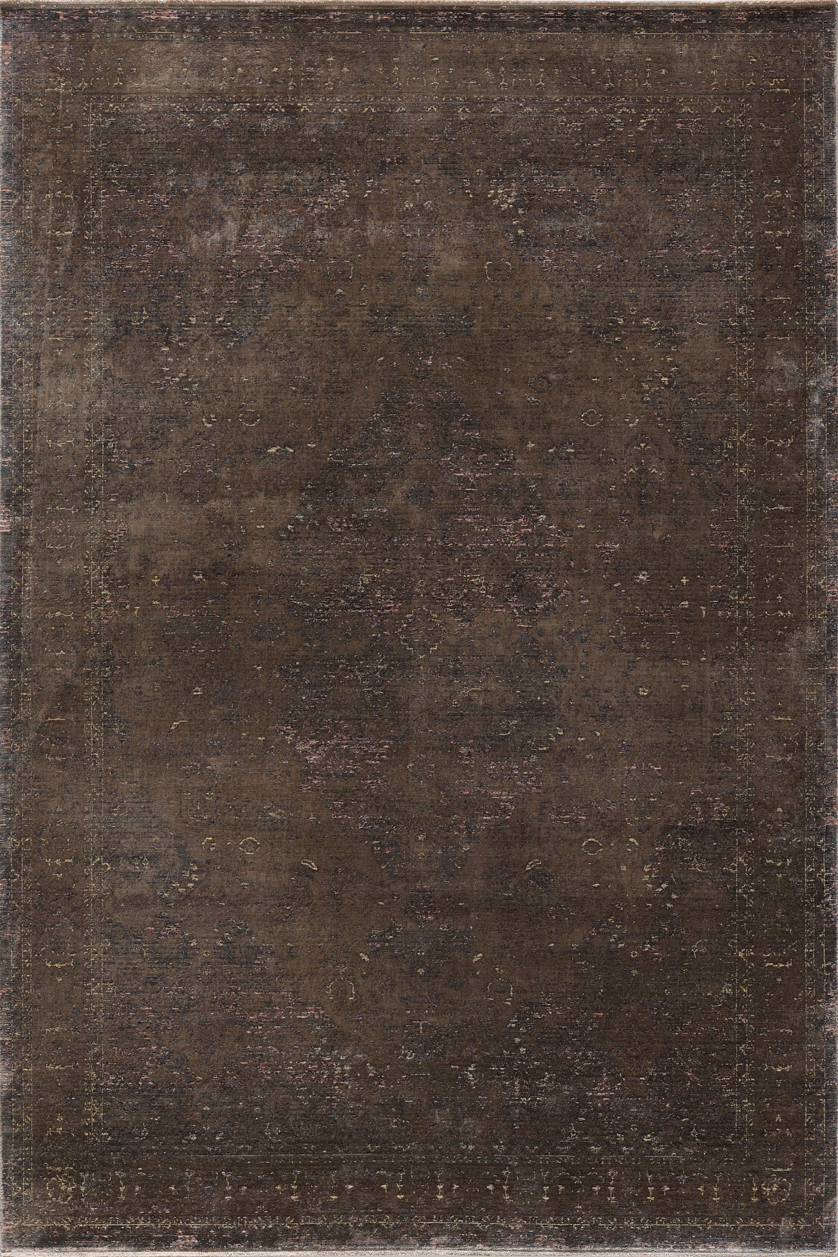 Gordion - Cotta Kendinden Saçaklı Modern Halı