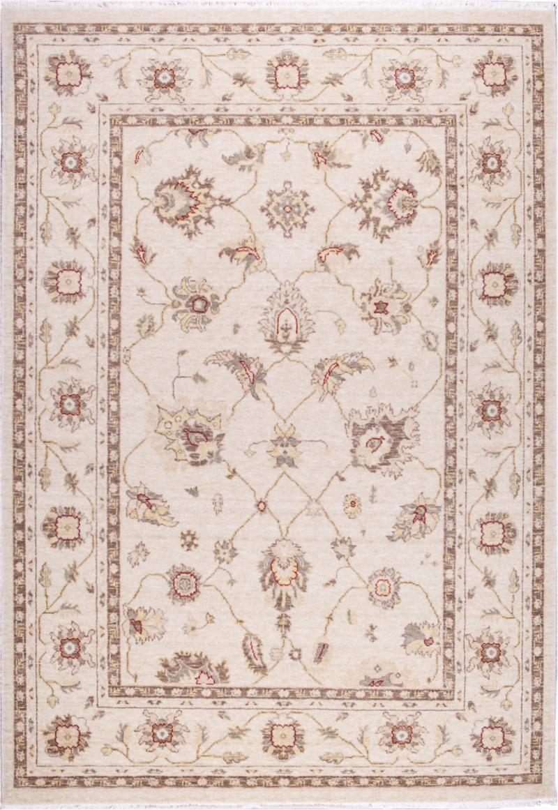 Misya 102 Bej Natürel Yün Özel Tezgah Halısı