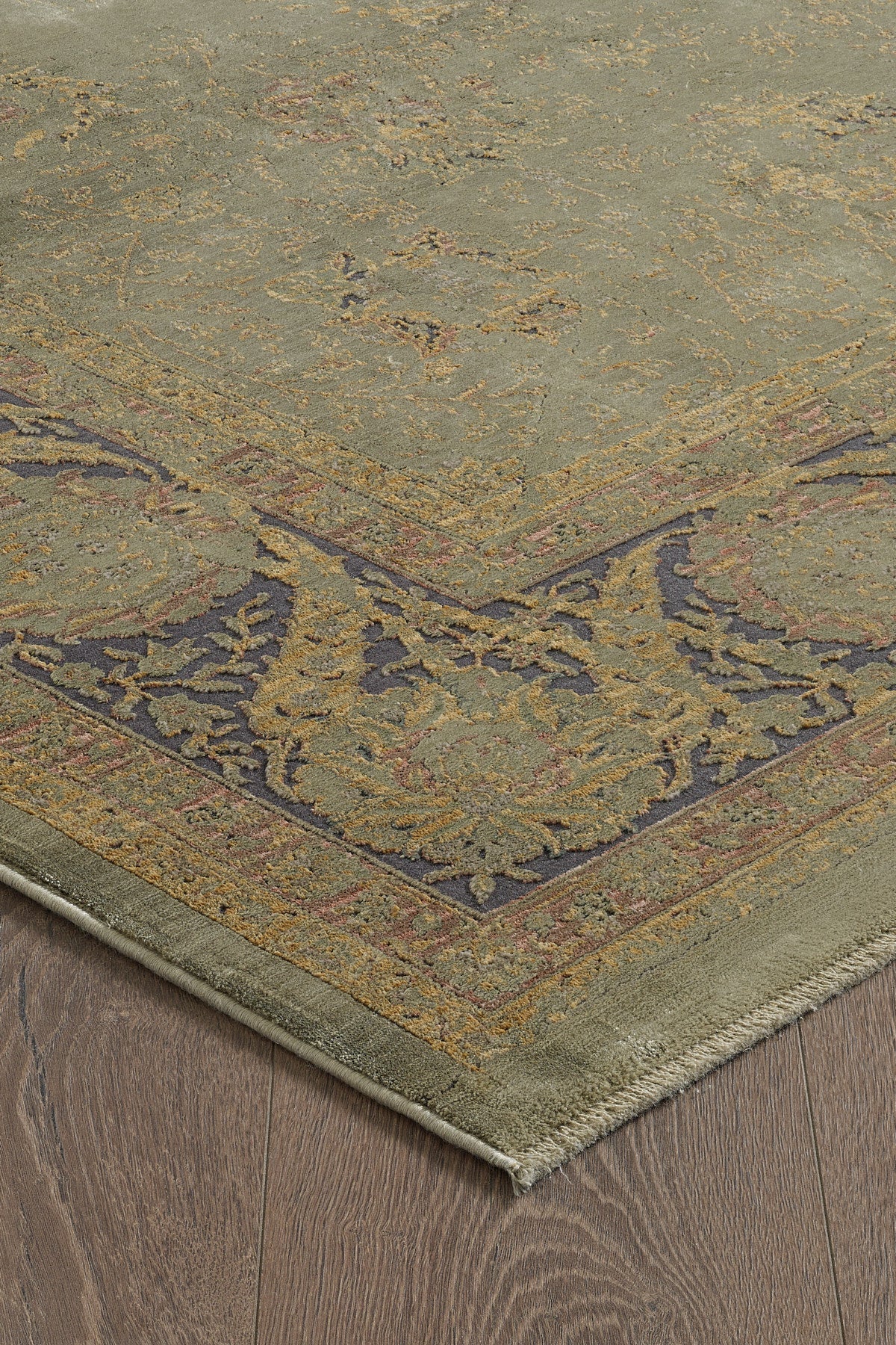 Gordion - Vertkelly Kedinden Saçaklı Modern Halı