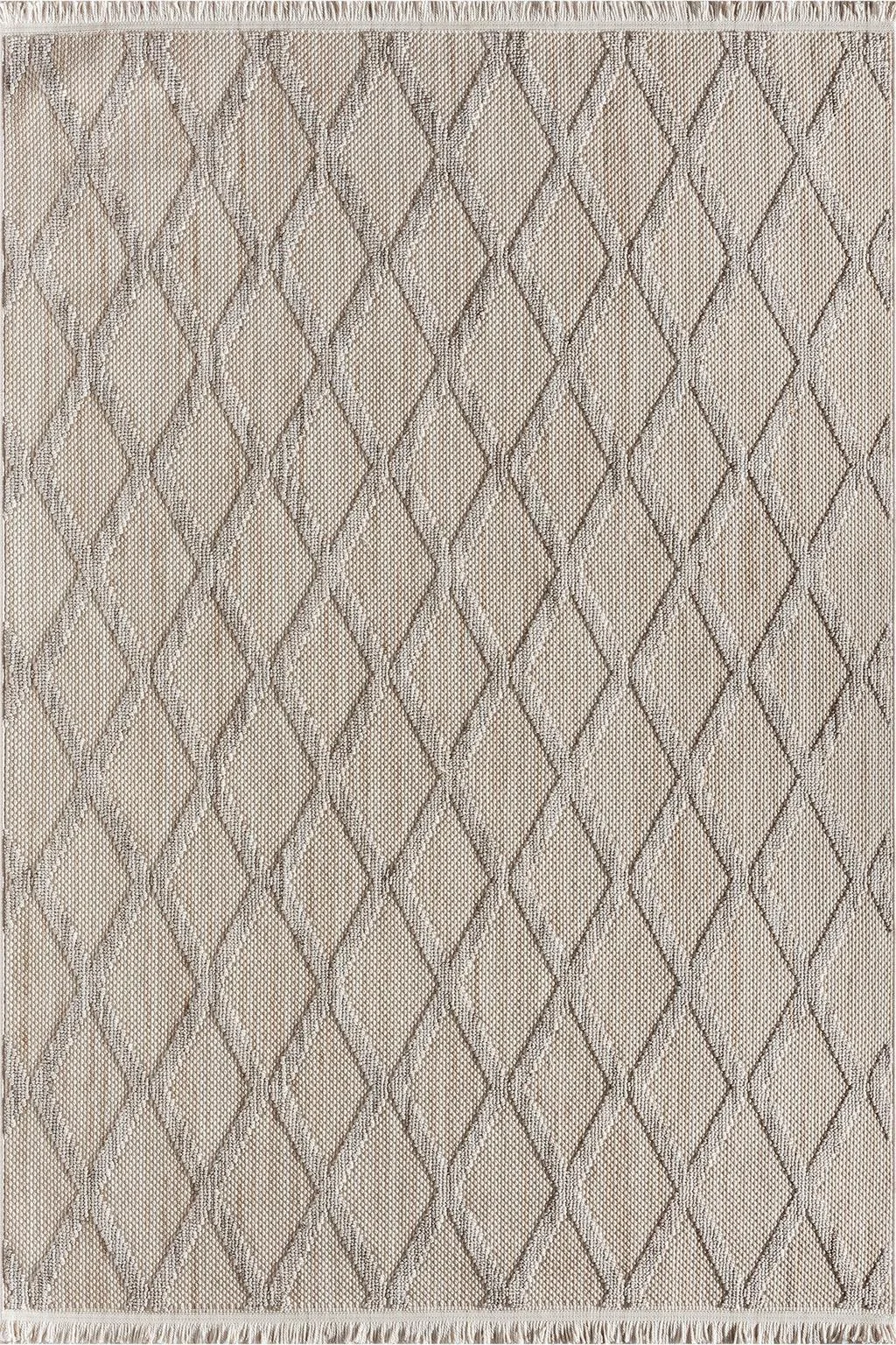 Agra - Teal Modern İskandinav Desenli Halı