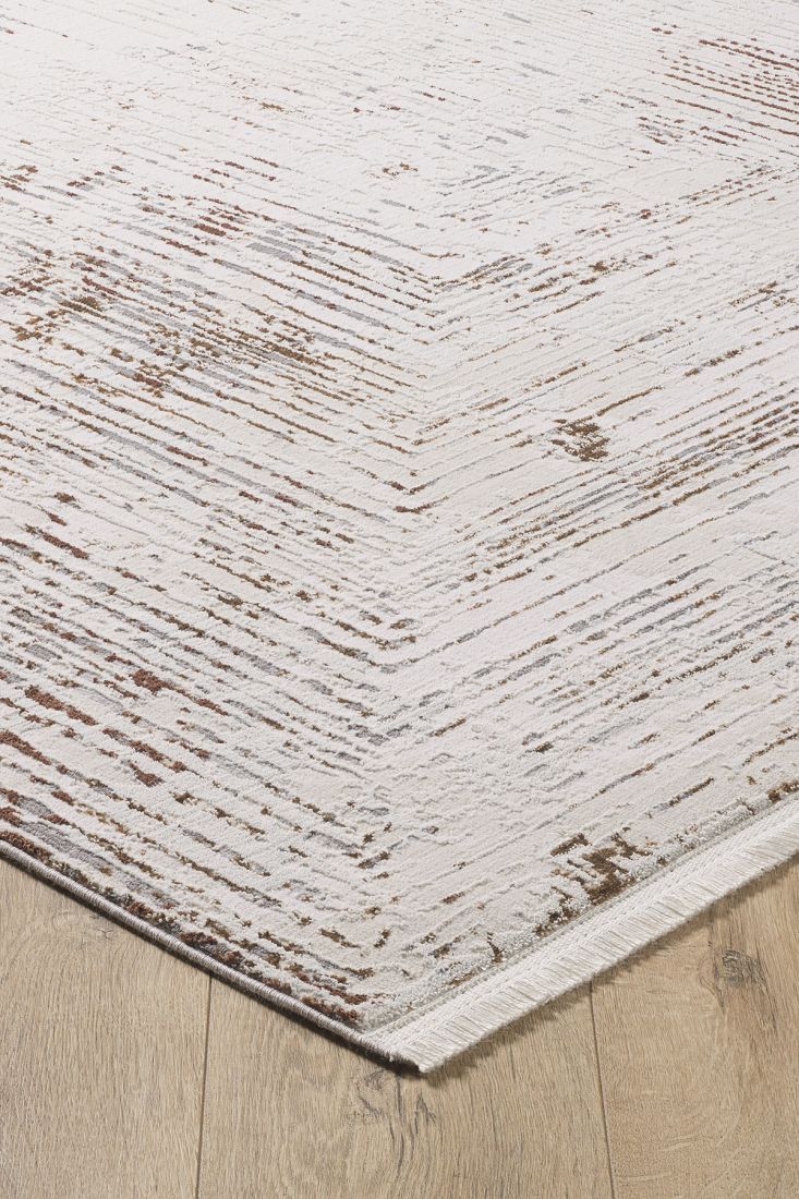 Gemma - Stone Antialerjik Saçaklı Halı