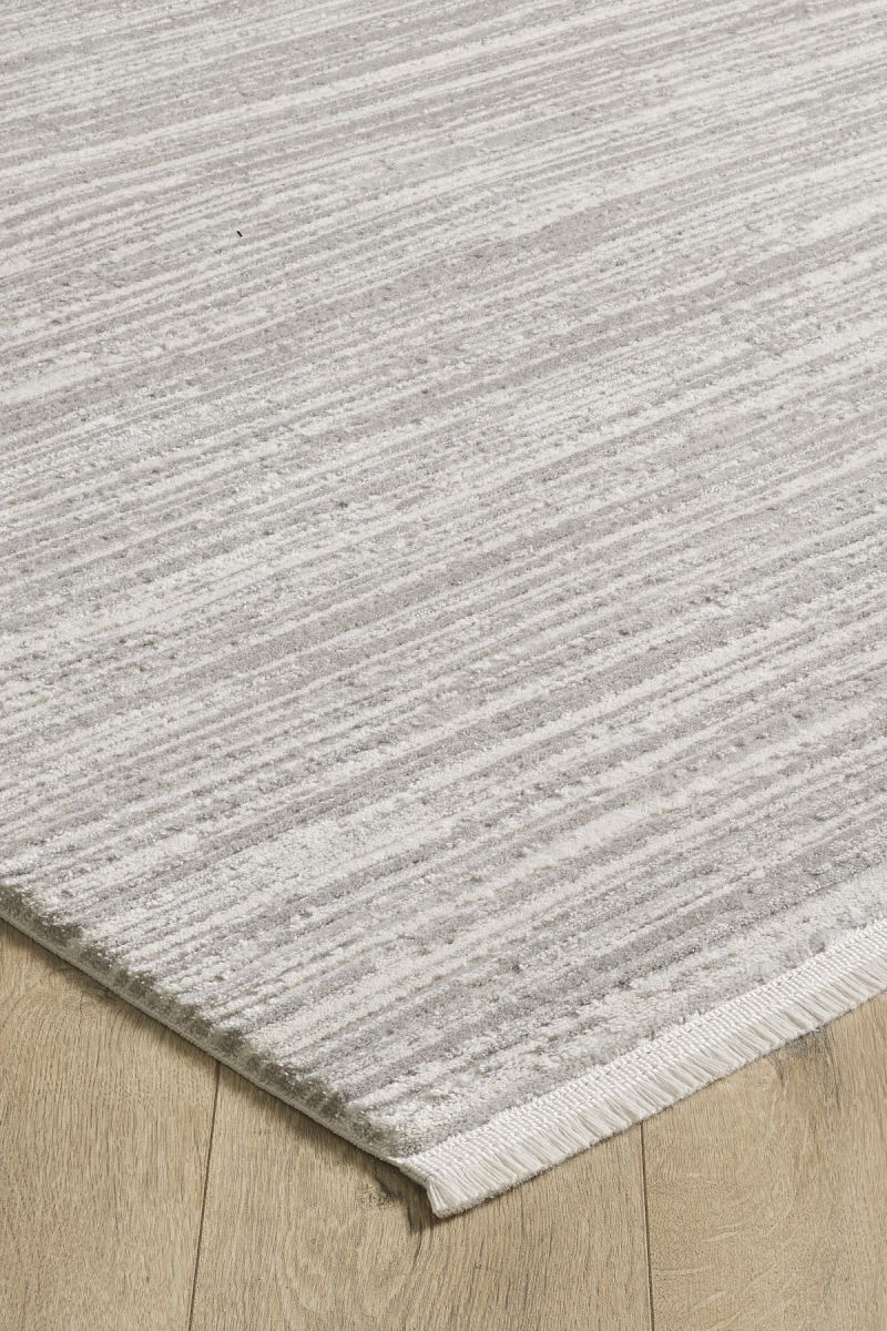 Nera - Mist Takma Saçaklı Modern Akrilik Halı