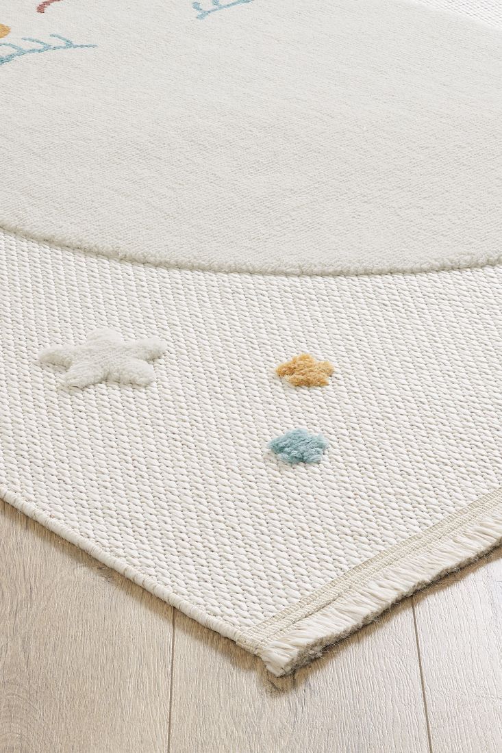 Shibori Kids - Halley Figürlü Dikdörtgen Çocuk Odası Halısı