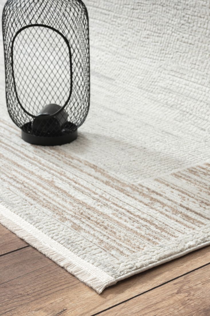 Terra - Henna Modern Çerçeveli Oturma Odası Halısı