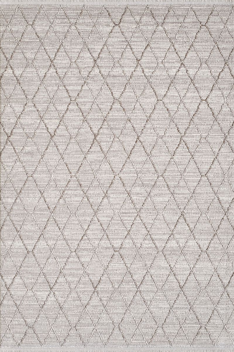 Nera - Pebble Takma Saçaklı Modern Halı